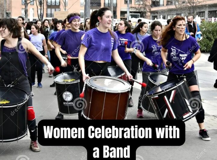 Women Celebration with a Band